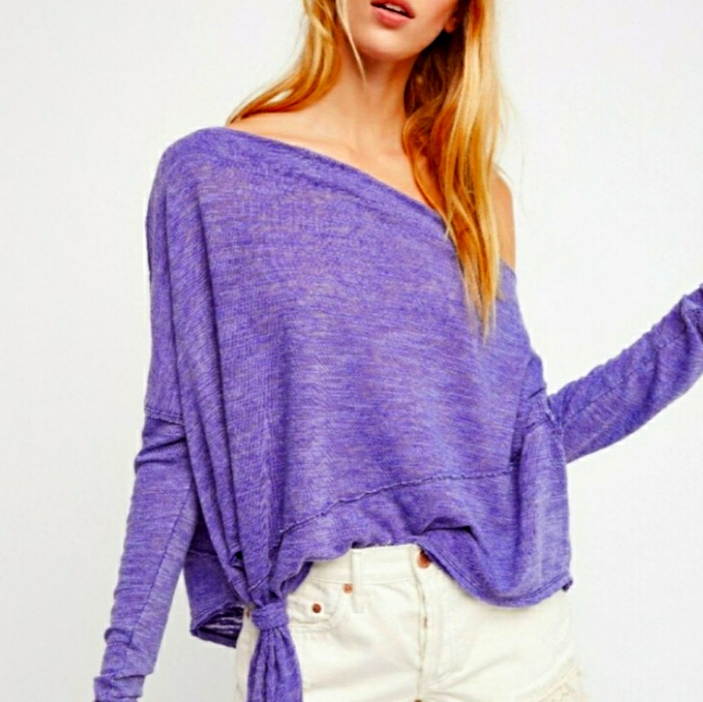 FREE PEOPLE Love Lane Tie-Up Top